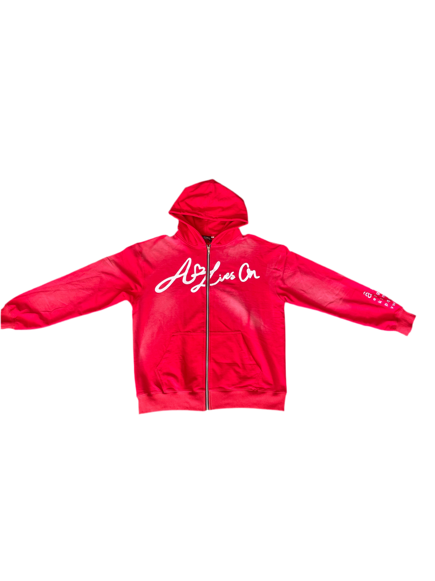 “Candy Red” SIGNATURE ZIP HOODIE